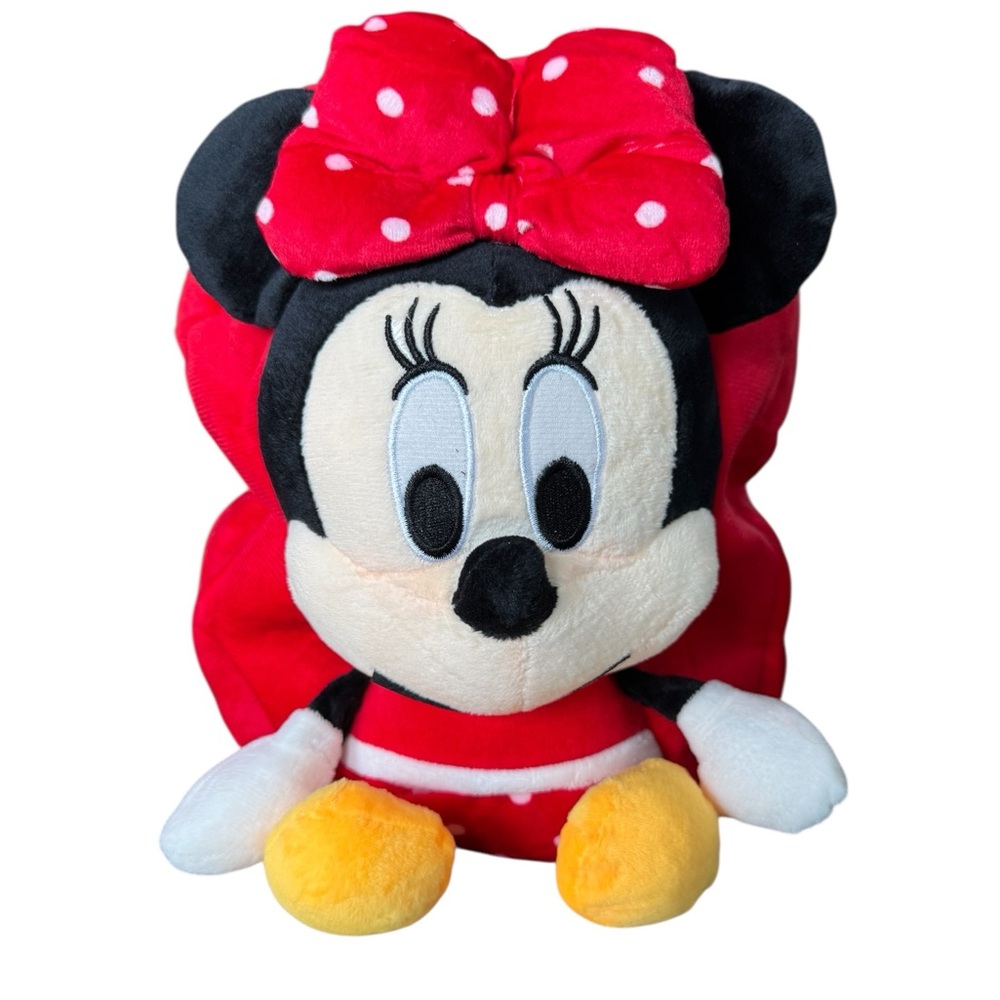 Disney Minnie Mouse Plush Toy - Red, Black, and Yellow